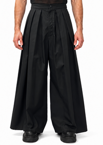 BOX PLEAT TROUSERS