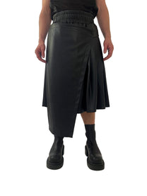 VEGAN LEATHER SHORT KILT