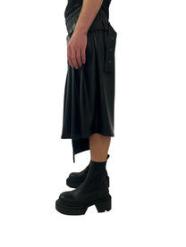 VEGAN LEATHER SHORT KILT
