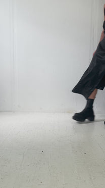 VEGAN LEATHER SHORT KILT